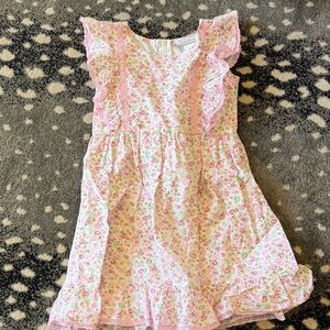 American Girl x LoveShackFancy Floral Ruffle Kids Dress